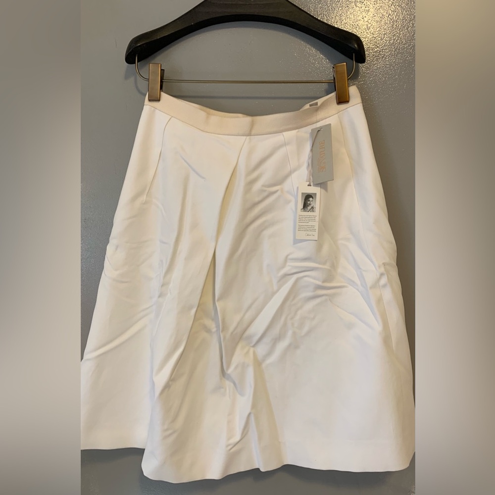 Nordstrom Signature Cream Midi Skirt